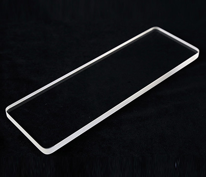 Kuvars Cam Levha Yüksek Geçirgenlik Özel Boyutlar Yüksek Sıcaklığa Dayanıklı Şeffaf 0