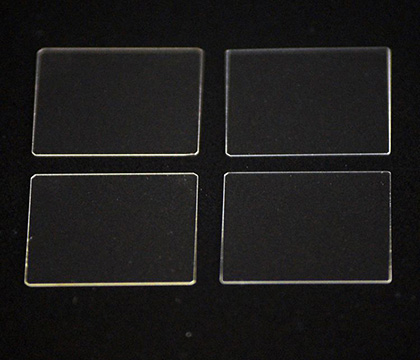 Kuvars Cam Levha Yüksek Geçirgenlik Özel Boyutlar Yüksek Sıcaklığa Dayanıklı Şeffaf 1