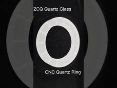 Lab Cnc Yüksek Hassasiyetli Kuvars Flanş Yüksek Sıcaklık Dayanımı