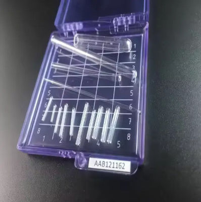 Customized One End Closed Quartz Glass Tube With High Density Of 6.91g/cm3