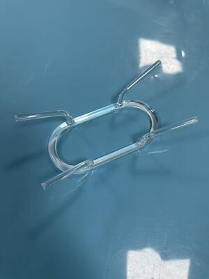 Fluid Control Custom Quartz Holder Multi Channel Quartz Tube Assembly Custom