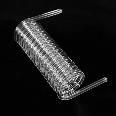 Customized High Temperature Quartz Glass Tube With Spiral Design And Corrosion Resistance In Various Sizes