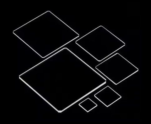 Square Clear High Quality Windows Plate Fused Custom-made Transparent Quartz Glass Plate