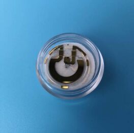 Gold Plated Quartz Pendulum OD 22.23mm For Flexible Accelerometer