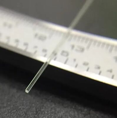 Rectangular High Pressure Quartz Tube Processing At 1100 Degrees Polished Or Frosted Finish